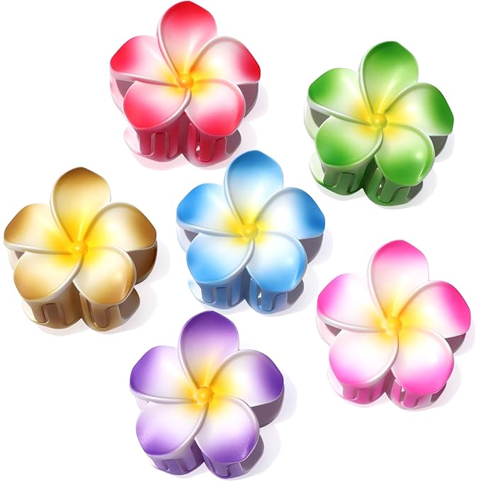 6pcs Flower Hawaiian Hair Clip