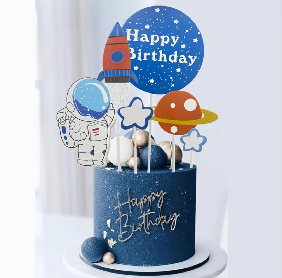 Astronaut's Cake Toppers