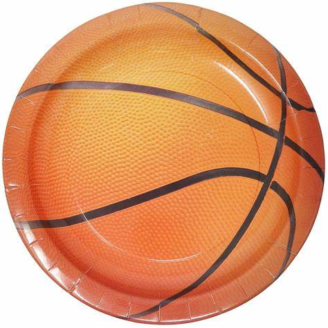 Basketball Party Dessert Plates 8ct