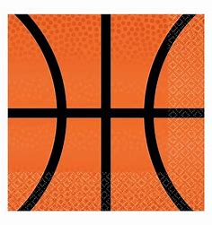 Basketball Dessert Napkins 36ct