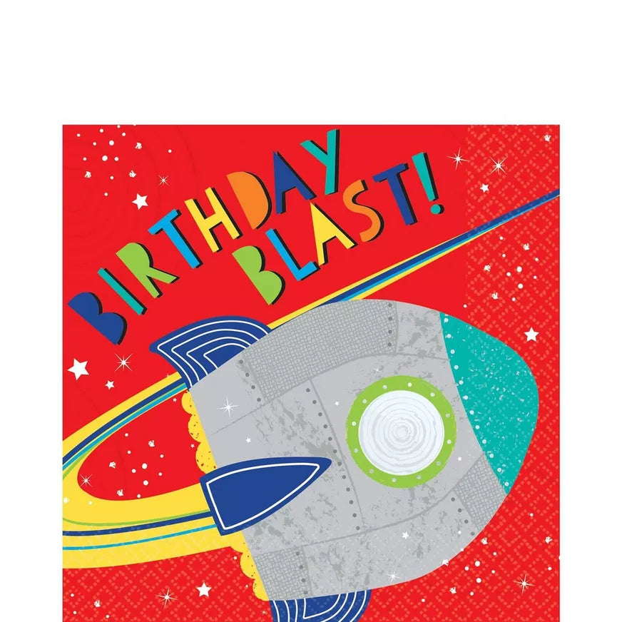 Rocket Ship Napkins