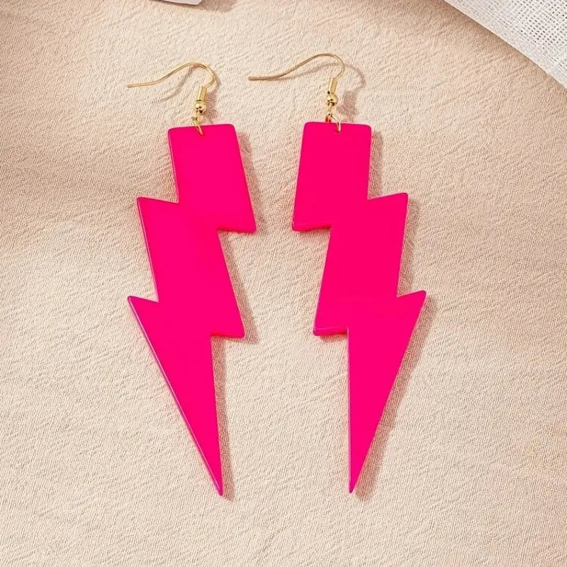 Pink Retro Earrings