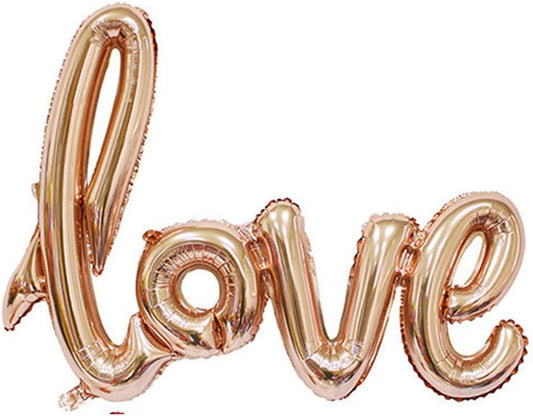 Love letters balloon (Champagne Gold)